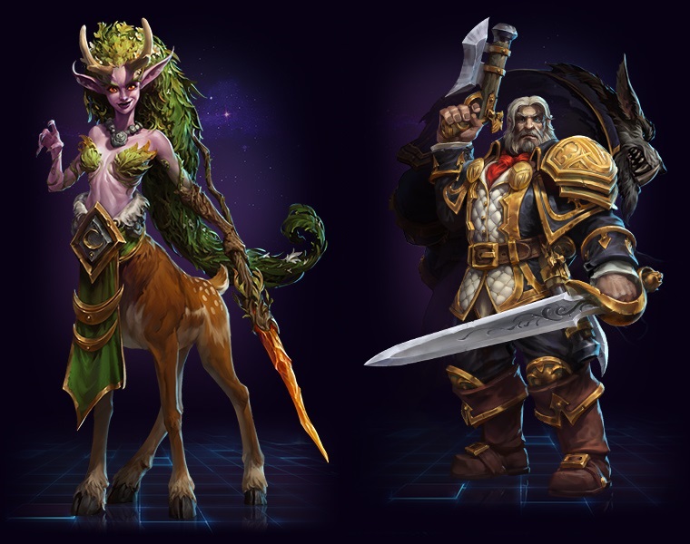 Heroes of the Storm will add Lunara by the end of the year. No release time yet for Greymane (right). 