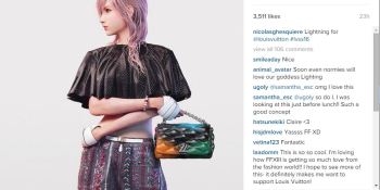 Final Fantasy’s Lightning turns Louis Vuitton model