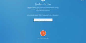 Rdio is shutting down on December 22 following Pandora acquisition