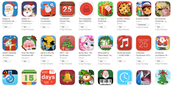 Christmas yes, Hanukkah & Kwanzaa no as 50% fewer apps released last week