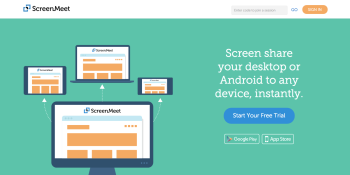 ScreenMeet’s new app lets you share your screen in mobile meetings