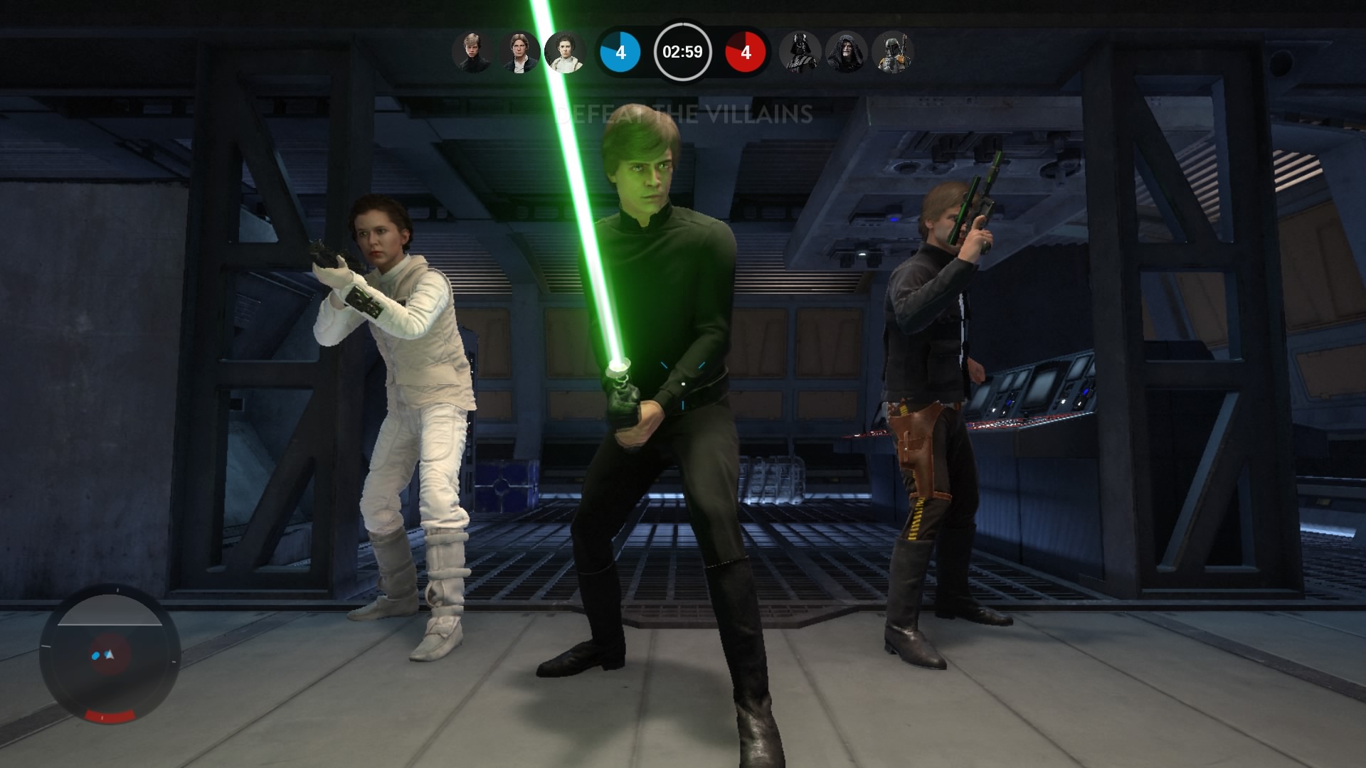 The heroes are cool, but I love playing as a random Rebel or Imperial. 
