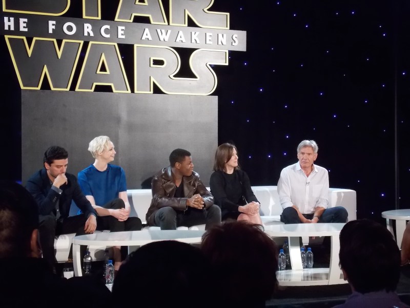 Star Wars: The Force Awakens press day