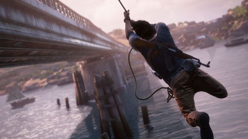 Swinging into 2016! Get it? Uncharted 4: A Thief's End