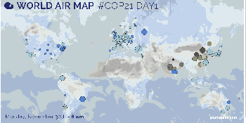 At COP 21, Plume Labs launches live map of air pollution around the world