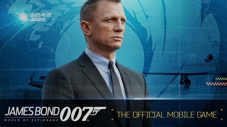 Glu's 007 mobile game is James Bond: World of Espionage.