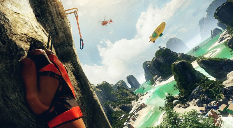 Crytek's The Climb has very cool visuals running in real-time.