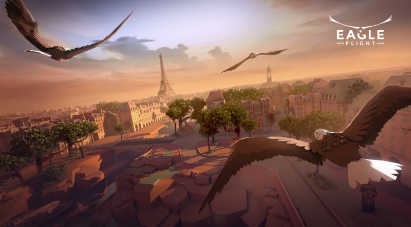Eagle Flight from Ubisoft will let you fly in VR over the city of Paris in the future.