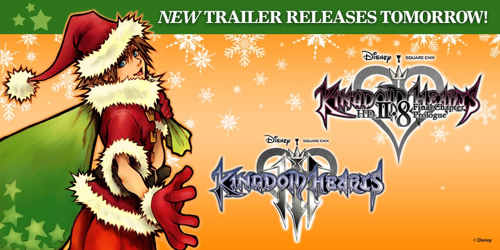 New Kingdom Hearts III and II.8 trailers coming tomorrow