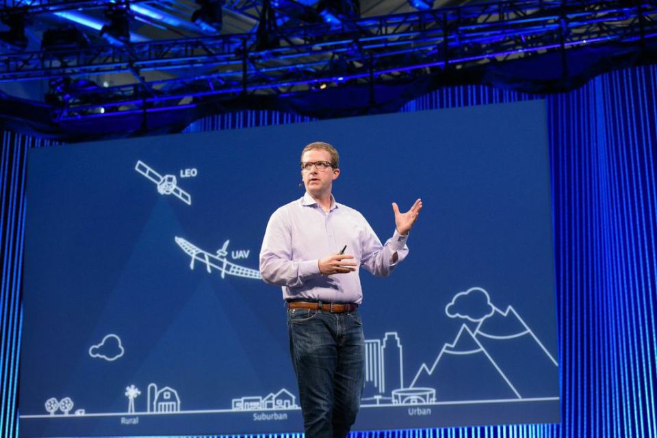 Facebook CTO Mike Schroepfer speaking at the 2015 F8 developer conference.