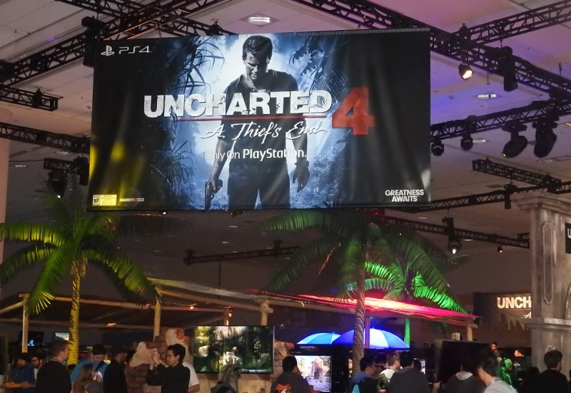 The Uncharted 4 booth at PSX was always crowded.