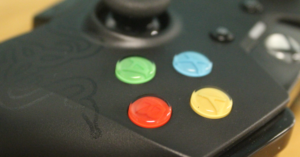 Razer Wildcat Xbox One controller face buttons