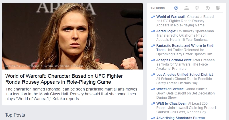 Ronda Rousey in Warcraft