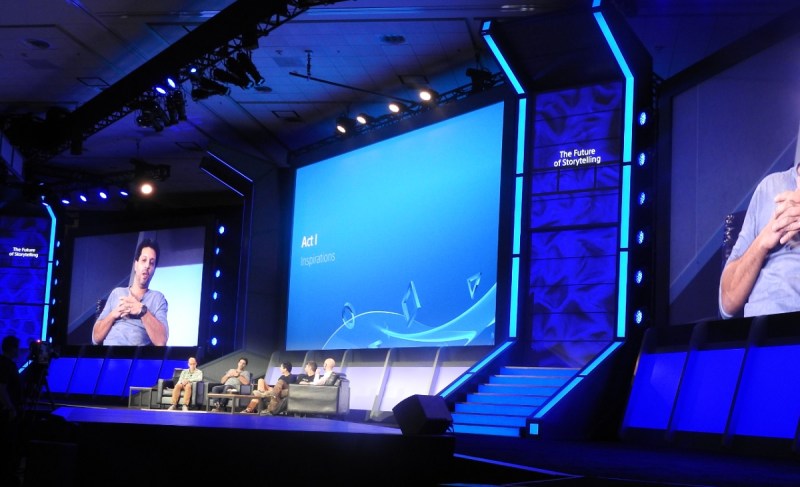 Storytelling panel at PlayStation Experience.