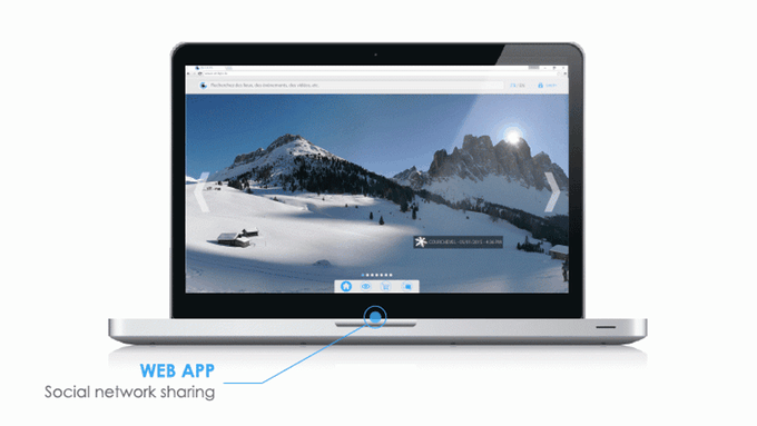 Enlaps' web application lets users remotely set up, trigger and monitor time-lapses.