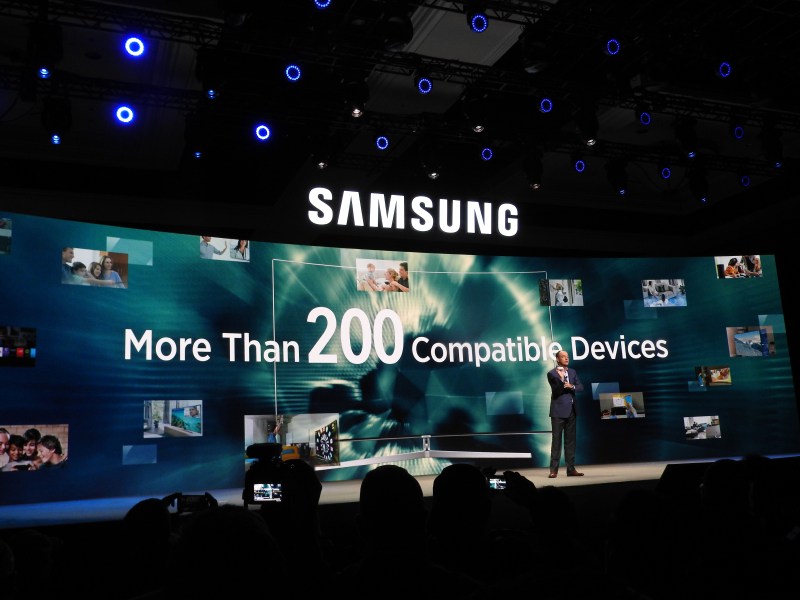 Smart Things has 200 compatible devices for Samsung's version of the Internet of Things.