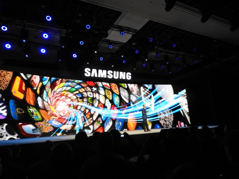 Samsung's press event had good Internet access. 