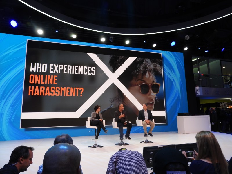 Anti-online harassment session at CES 2016