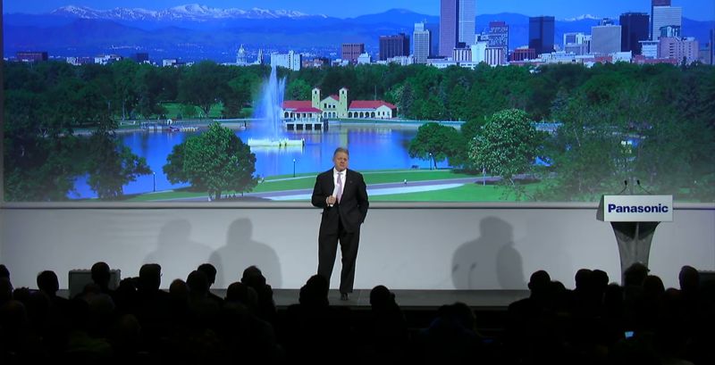 Joseph Taylor shows off Panasonic City Now initiative with Denver.