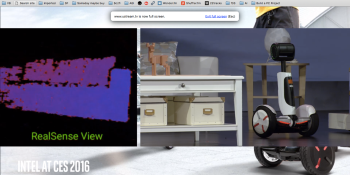 Intel demonstrates a Segway robot that you can ride or use as a home sentry