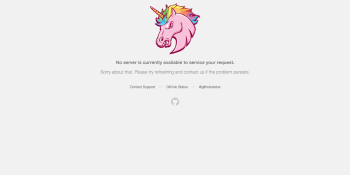 GitHub is down: ‘No server is currently available to service your request’ [Update: Fixed]