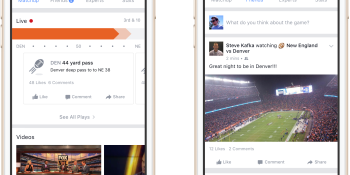 Facebook launches Sports Stadium, a hub for chatting about the game in real time