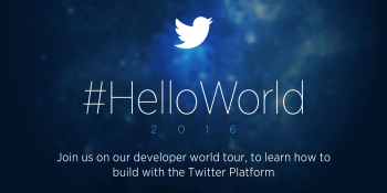 Twitter takes its #HelloWorld campaign on the road to win over developers