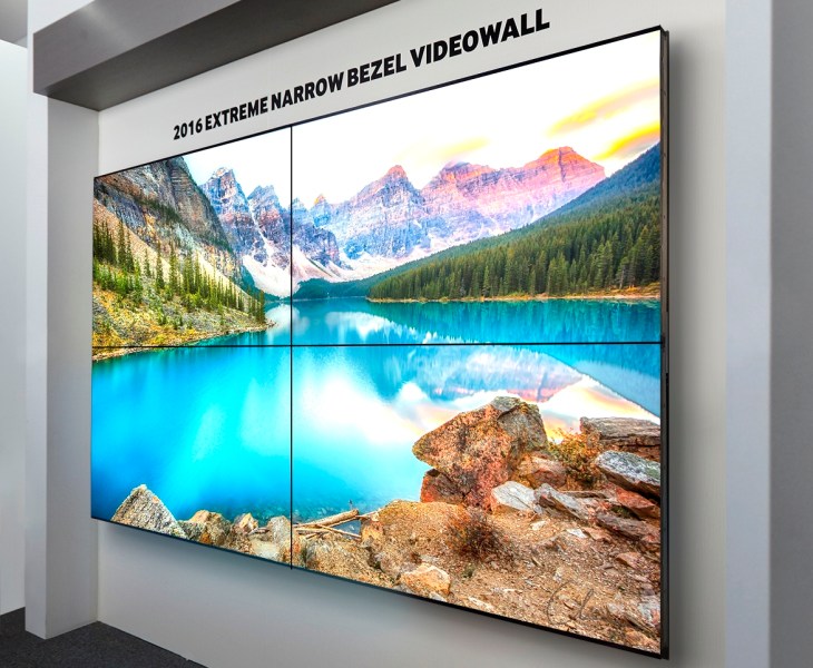 Samsung's new thing-bezel video wall