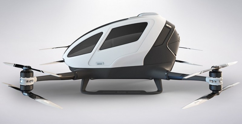 EHang184 drone can carry human passengers.