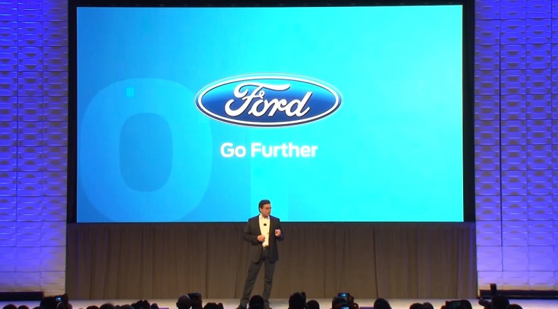 Ford CEO Mark Fields says people searching for parking cause 30% of congestion.