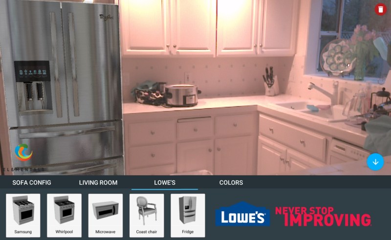 Lowes Project Tango app