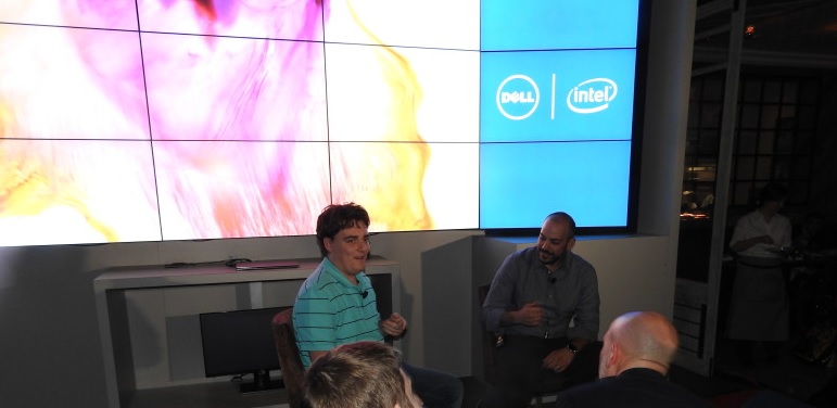 Oculus VR's Palmer Luckey and Dell's Frank Azor.