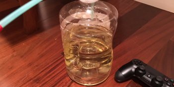 The Witness developer tweets what looks like a jug of urine — the Internet handles it well