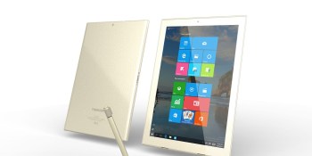 Toshiba starts selling its thinnest 12-inch Windows 10 Dynapad tablet