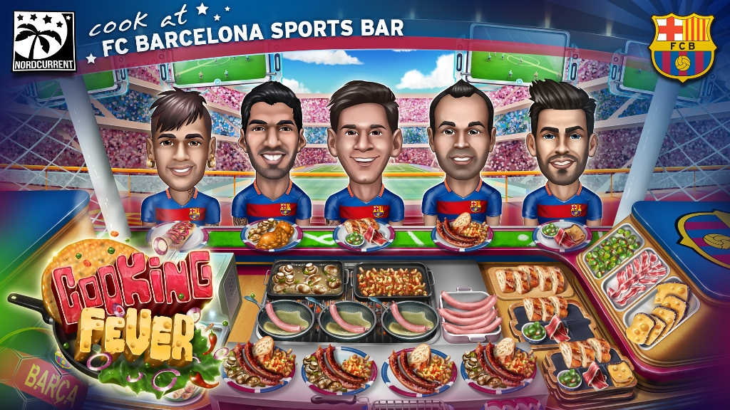 Cooking Fever will have some of Barcelona's biggest stars.