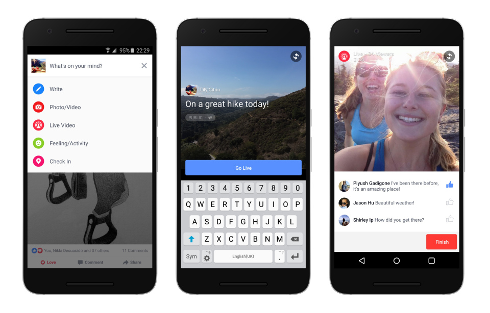 Facebook Live on Android