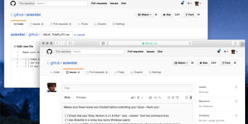 GitHub launches templates for new issues and pull requests