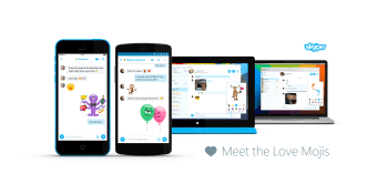 Skype is rolling out 10 love-themed Mojis with music from Paul McCartney