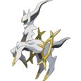 Arceus, creator god of all Pokémon.