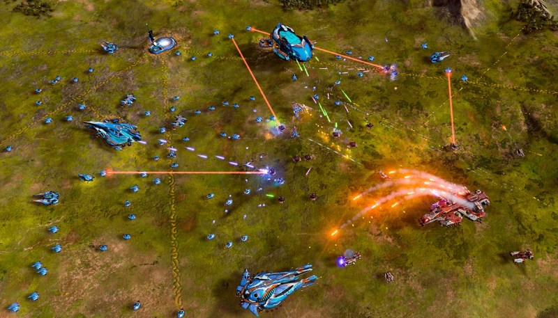 Ashes of the Singularity is a sci-fi real-time strategy game that lets you control an army.