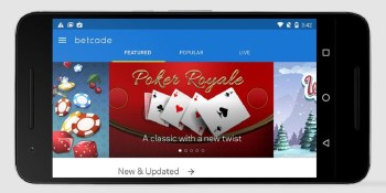 Betcade shows off the look of its Android app store for real-money gambling