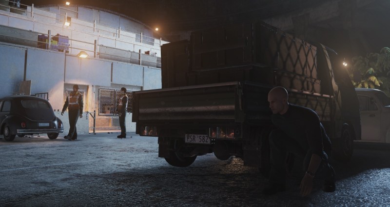 Stick to the shadows in Hitman.