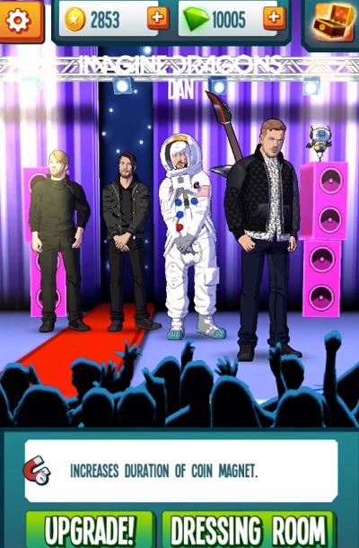 Stage Rush: Imagine Dragons is an endless runner game.