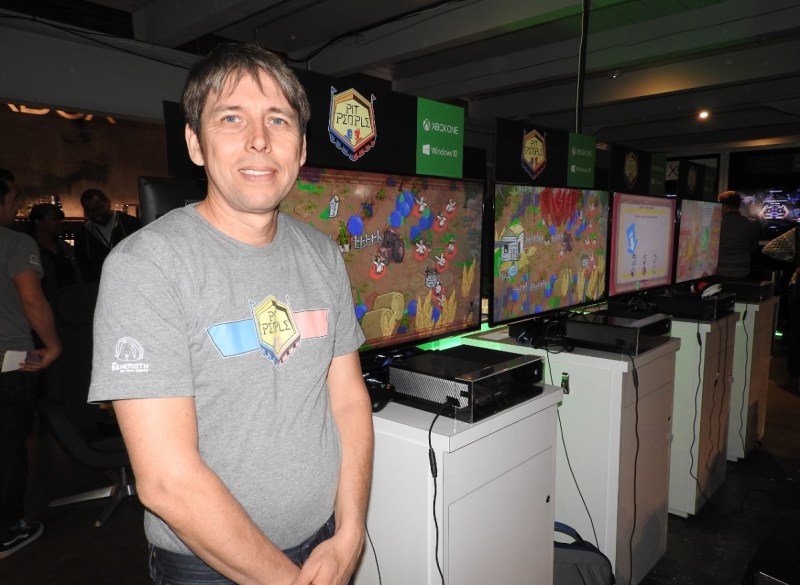 John Baez of The Behemoth shows off Pit People at Microsoft's Xbox event.