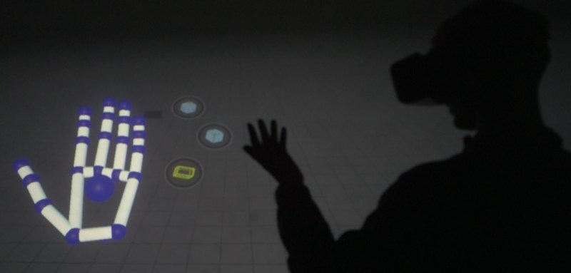 Leap Motion's hand-tracking technology.