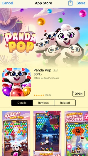 mNectar has playable ads that promote Panda Pop.