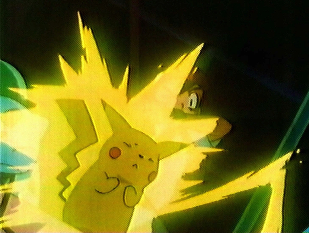 Pikachu's shocking abilities went a bit of control in one episode.