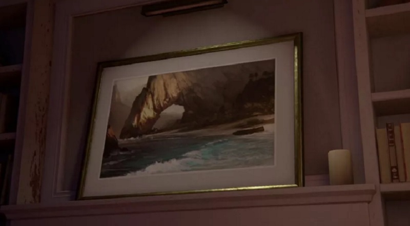 This image from the Uncharted 4 video has Ubisoft's concept art from Assassin's Creed: Black Flag.