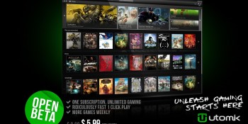 Utomik starts beta test of ‘Netflix for games’ with 145 titles for $5.99 per month