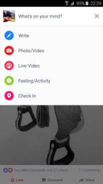 Facebook Live on Android